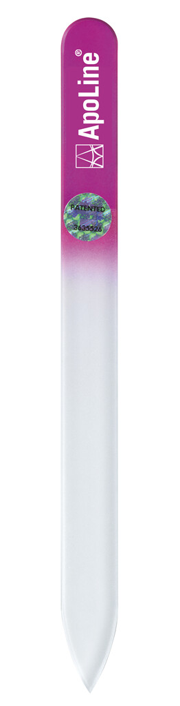 ApoLine<sup>®</sup>  Glasnagelfeile, einzeln, pink, 14cm